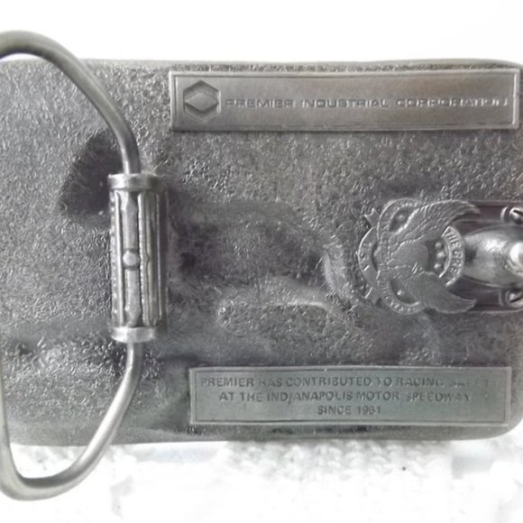 Men's Vintage Indianapolis 500 Premier Belt Buckle - Picture 2 of 5